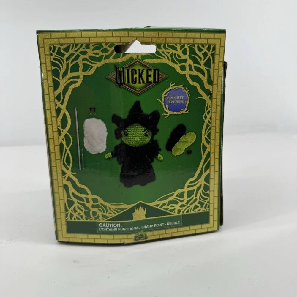 Wicked Crotchet Kit Lot Elphaba Glinda Partial Incomplete Replacement Parts Yarn
